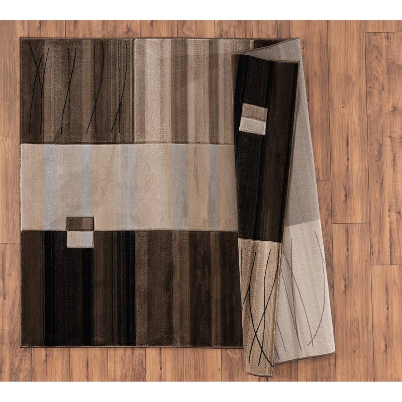 Glamour Abstract Polypropylene Area Rug