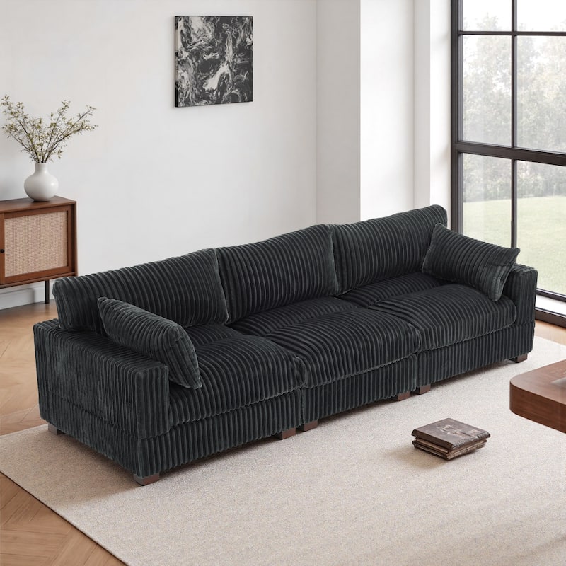 U-shaped Modular Sectional Set Upholstered Sofa Couch