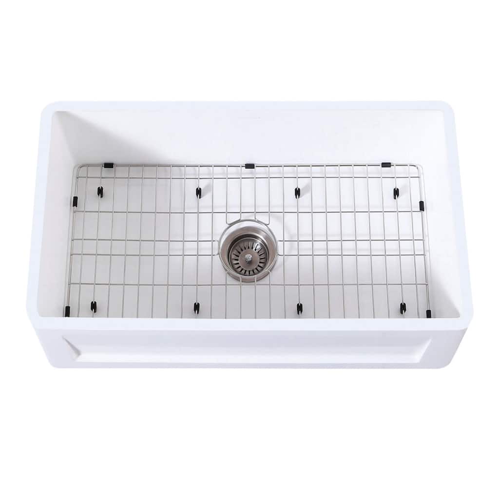 Kingston Brass Arcticstone 30" Farmhouse Single Basin Stainless Steel