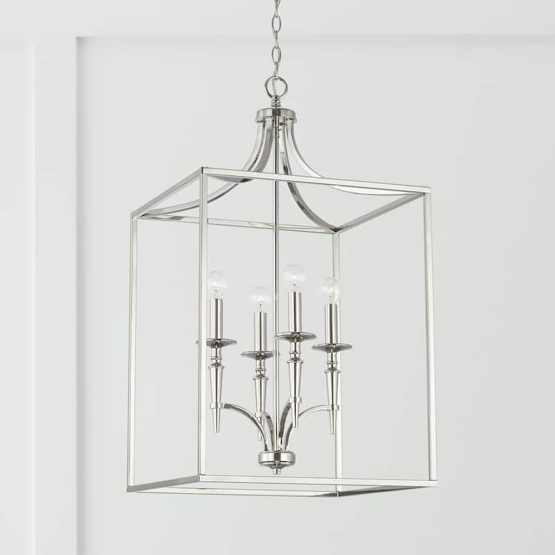 Abbie 17.75" 4-light Lantern Foyer Pendant