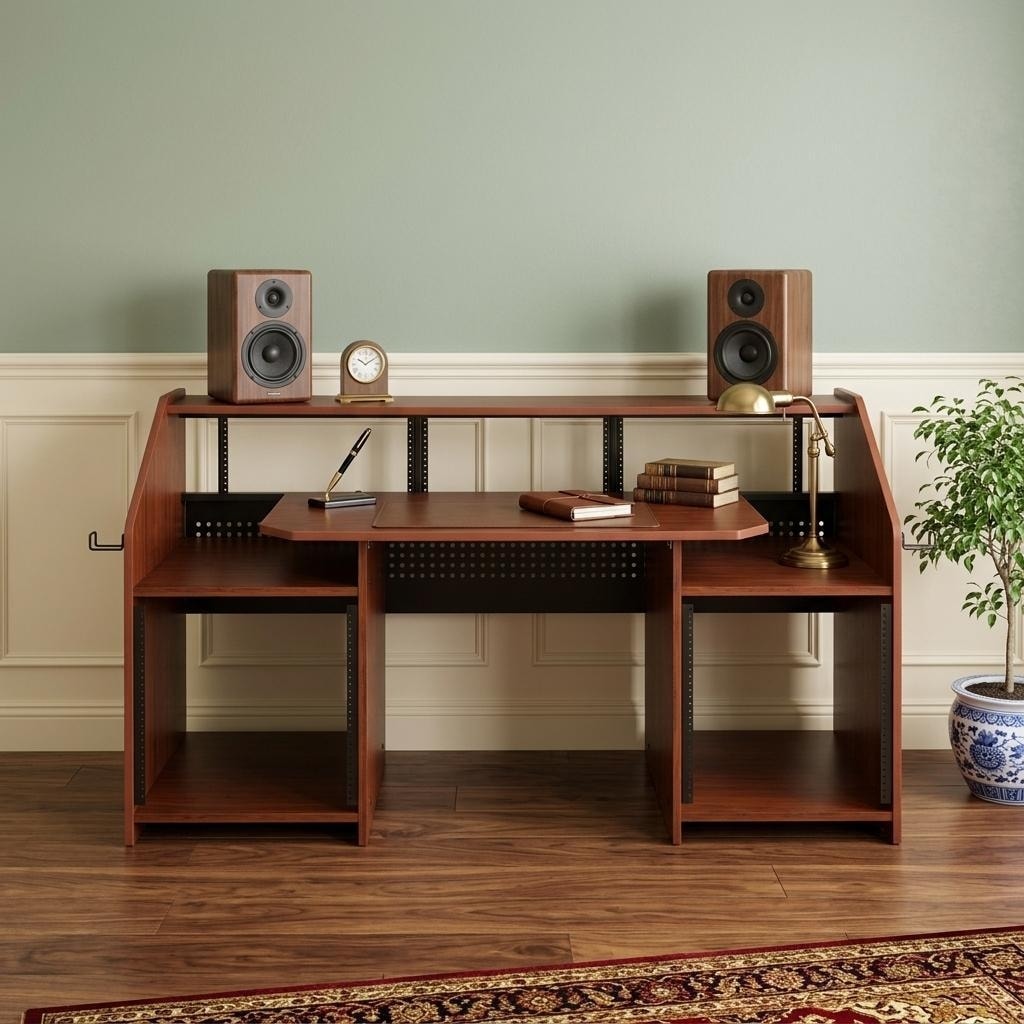 HomeRoots 71" Brown Music Desk