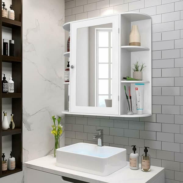 Multipurpose Wall Surface Bathroom Storage Cabinet Mirror Multipurpose Wall Surface Bathroom