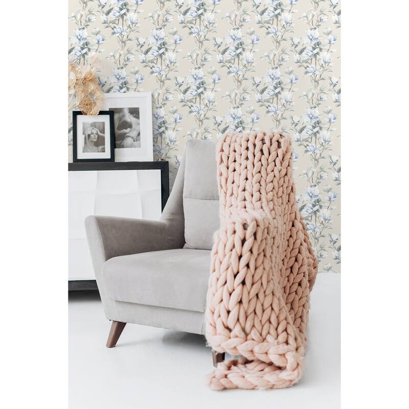 NextWall Magnolia Trail Peel and Stick Wallpaper