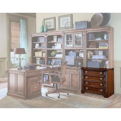 Hooker Furniture 281-10-416 32" Wood 2 Drawers Hardwood Filing Cabinet