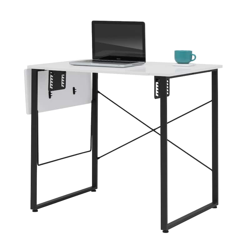 Sew Ready Dart Wood Top Sewing Table with Folding Top