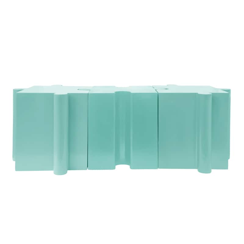 Christopher Knight Home - Mandy Modern Outdoor Side Table with Modular Concave Edge Design