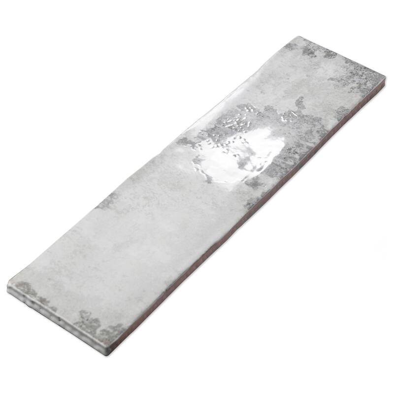 Merola Tile Biarritz Grey 3" x 12" Ceramic Wall Tile