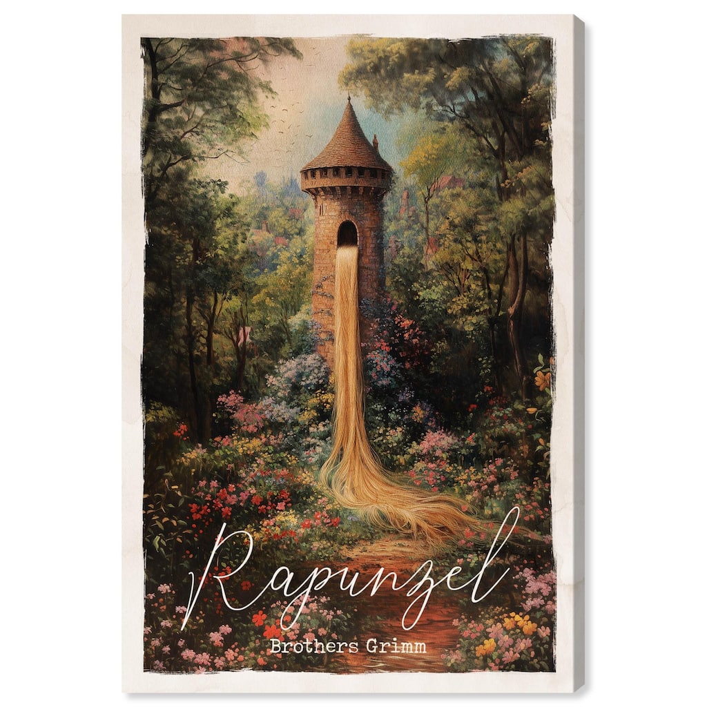Rapunzel Classic Canvas by Art Remedy, Gallery Wrapped