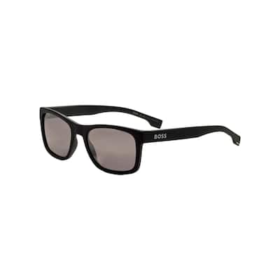 Hugo Boss Men's 55mm Matte Black Sunglasses BOSS1569-S-003-T4