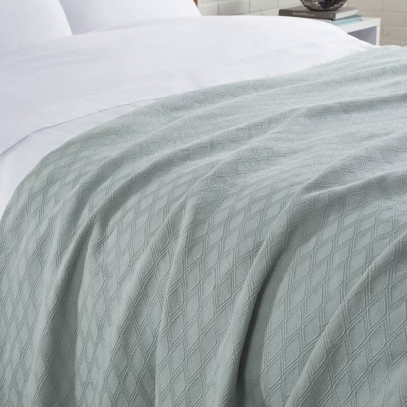 Aston & Arden Eucalyptus Tencel and Cotton Thermal Throw