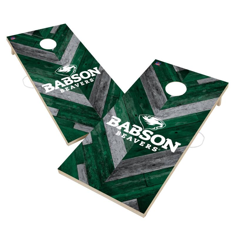 Babson Beavers Cornhole Board Set - 16 Years and Up