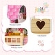 preview thumbnail 5 of 4, 3-Story Pretend Play Doll House for Little Girls Pink