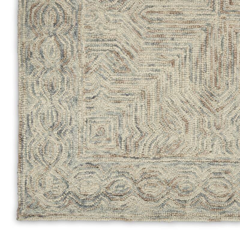 Power Loomed Geometric Modern Soft Area Rug - 69' X '45' X '0.5