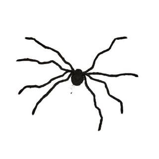 36" Large Black Animated Crawling Spider