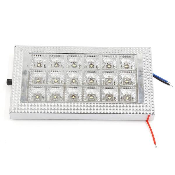 Auto Car Vehicle White 18 LED Interior Dome Ceiling Roof Light Lamp