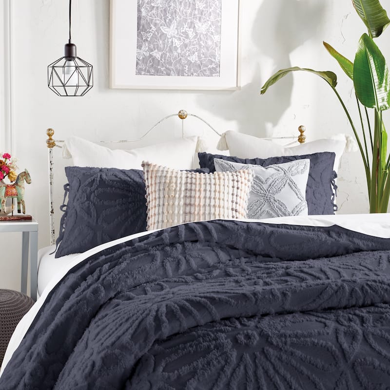 Peri Home Chenille Medallion Duvet Set