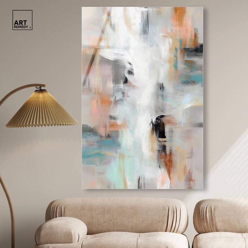 Gilded Mist Acrylic by Art Remedy, Ready to Hang