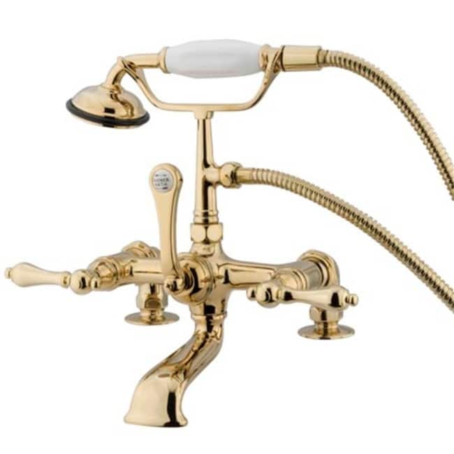 Kingston Brass Vintage Deck Mounted Clawfoot Tub Filler with Personal