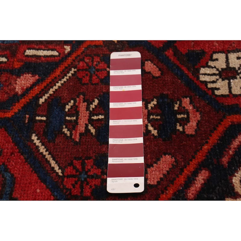 ECARPETGALLERY Hand-knotted Kayseri Vintage Red Wool Rug - 3'1 x 9'6