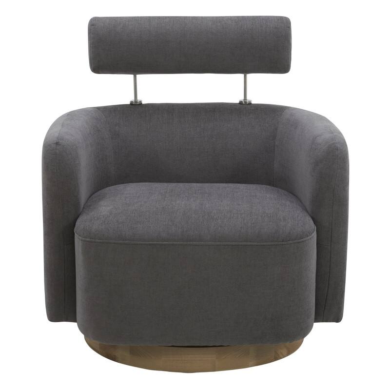 Spruce & Spring Ray Modern Swivel Accent Barrel Chairs