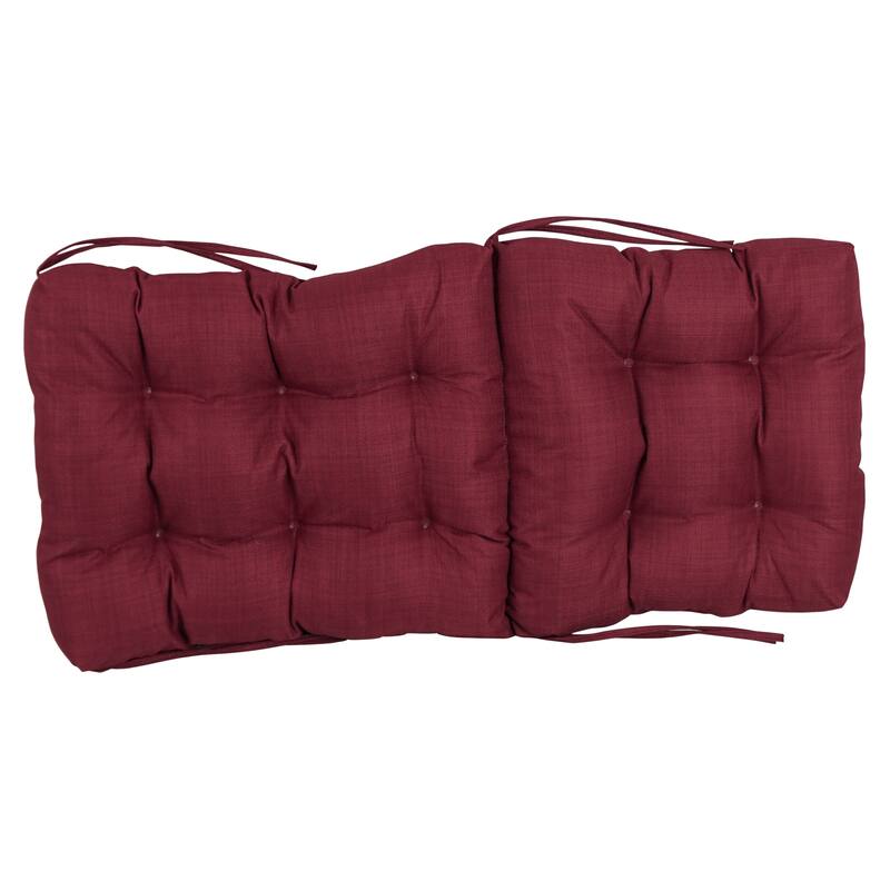 Multi-section Tufted Outdoor Seat/Back Chair Cushion (Multiple Sizes)