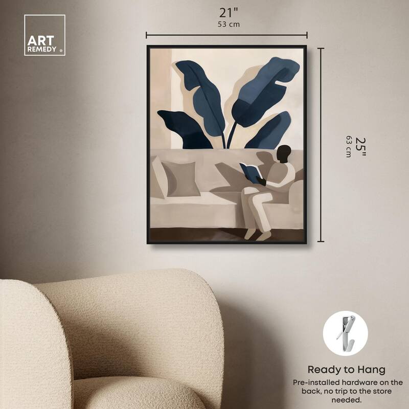 Void Reader II Canvas by Art Remedy