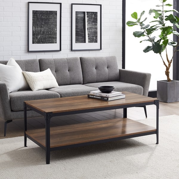 slide 2 of 24, Middlebrook Witten 46-inch Angle Iron Coffee Table