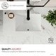 preview thumbnail 3 of 11, STYLISH 21x15 inch Porcelain Rectangular Undermount Vanity Sink with Overflow