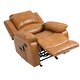 preview thumbnail 14 of 17, Clihome Blue Faux Leather 8-Point Massage Recliner