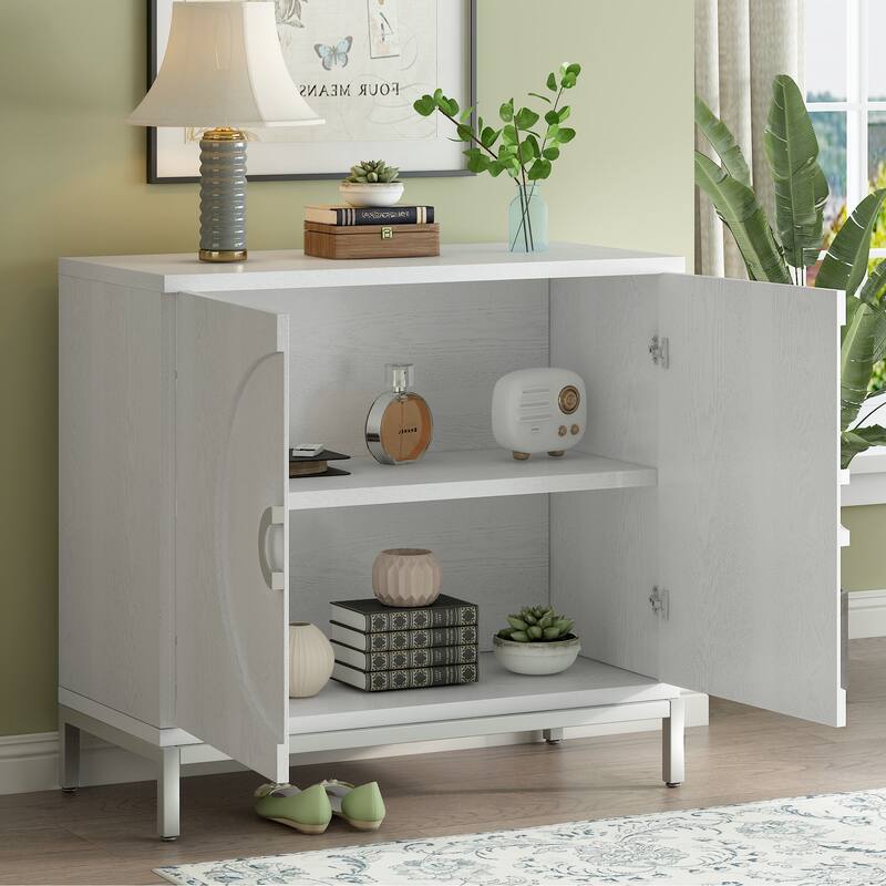 Simple Storage Sideboard with Metal Leg Frame