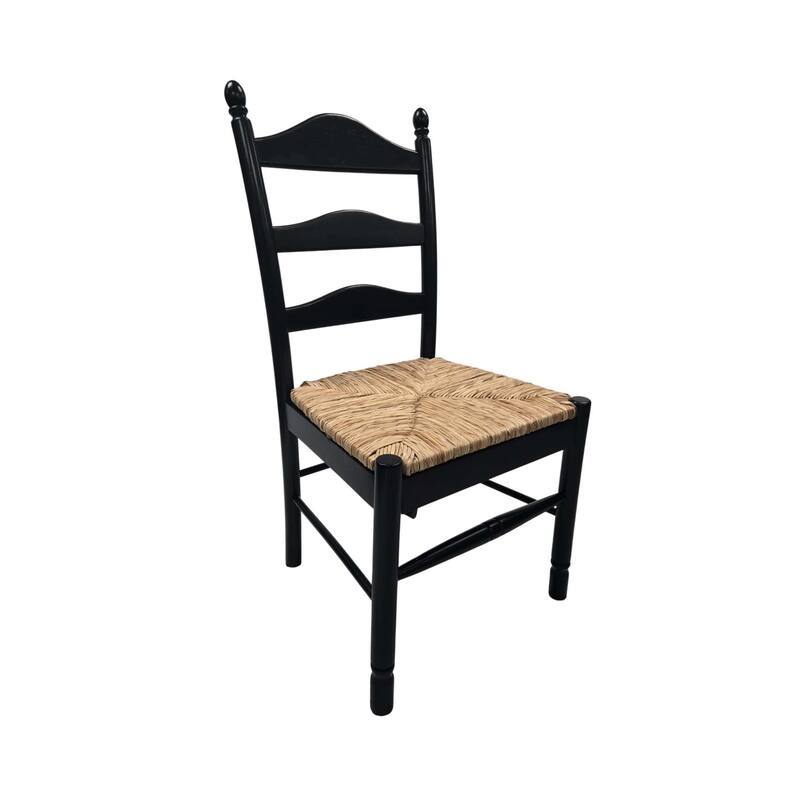 Carolina Living Vera Dining Chair - Antique Black, Natural