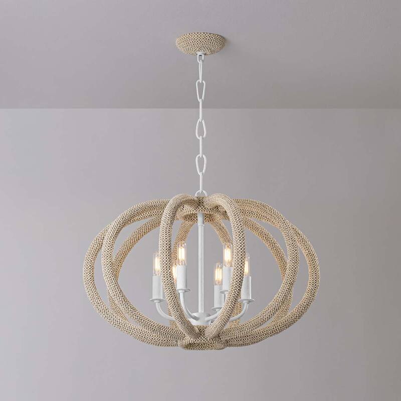 Hudson Valley Lighting 1206 Lewiston 6 Light 25" Wide Abstract