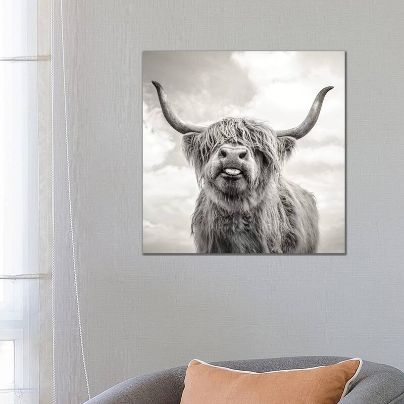 iCanvas 'Funny Girl' by Mark Gemmell Canvas Print - 26x26x1.5