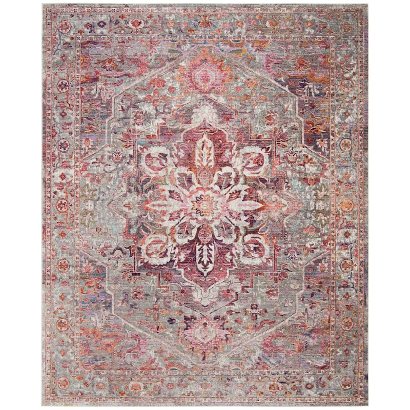 SAFAVIEH Valencia Mysti Vintage Boho Oriental Polyester Rug