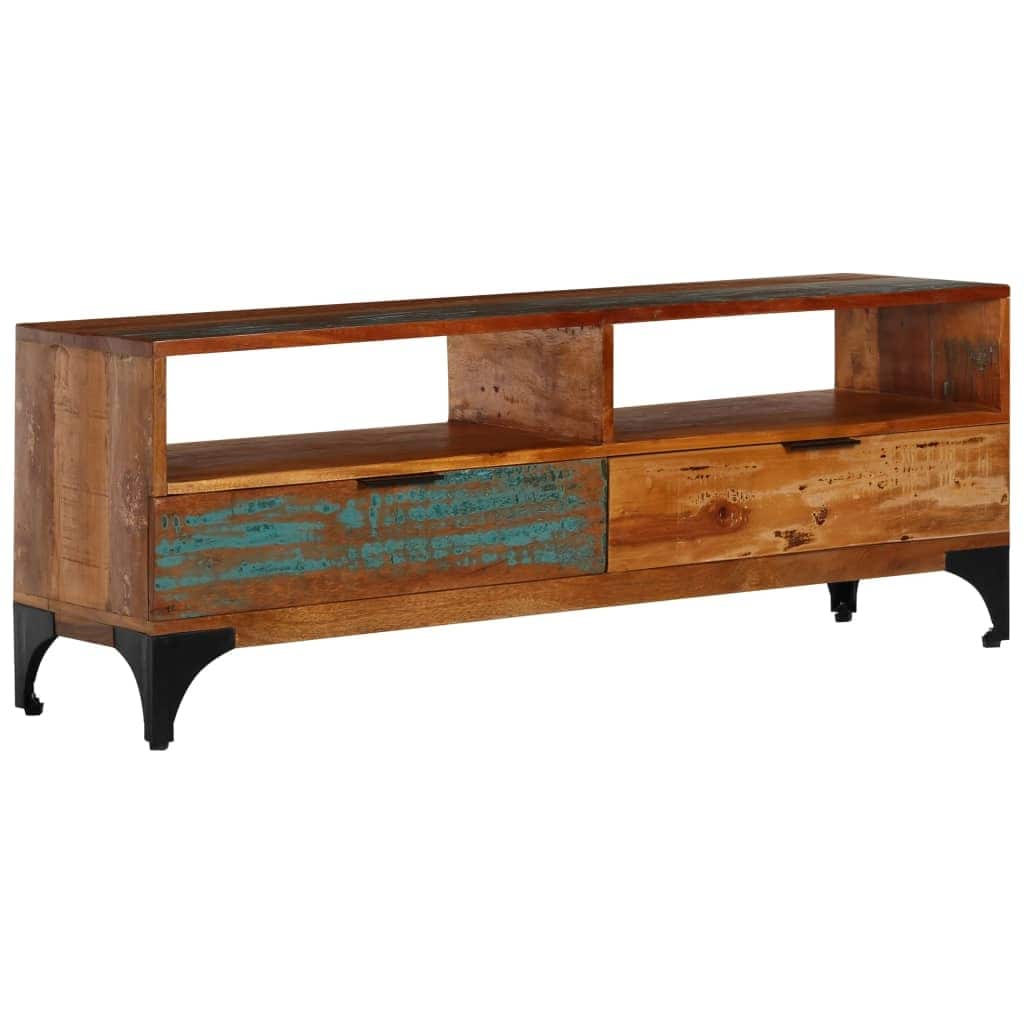 vidaXL TV Stand 46.5"x13.8"x17.7" Solid Wood Reclaimed