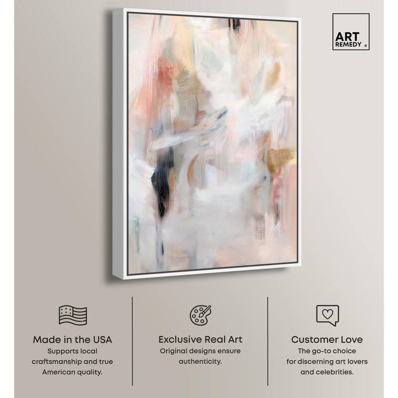 Drifting Colors II Canvas by Art Remedy