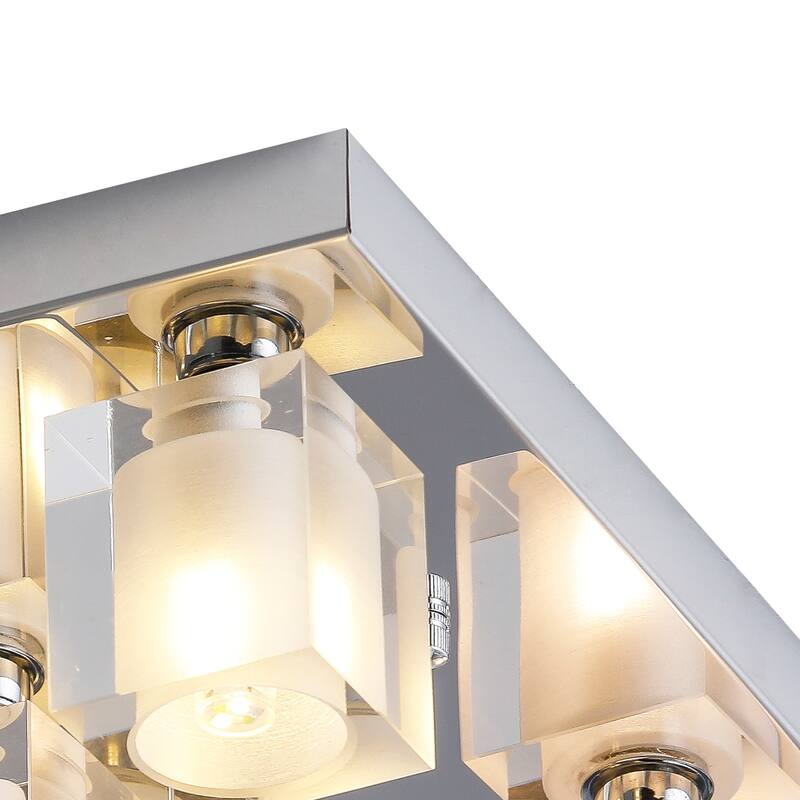 Maxax 5-Light Crystal Flush Mount - N/A