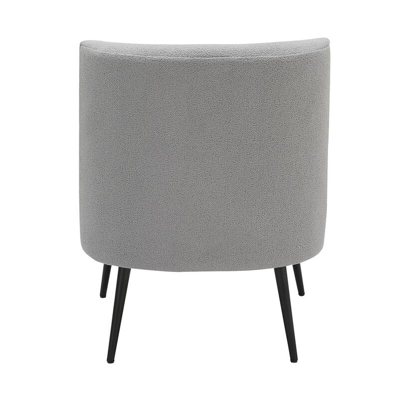 Silver Orchid Harding Slipper Chair