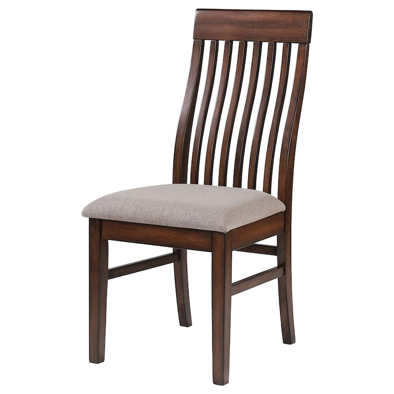 Briarwood Mango Oak and Brown Slat Back Dining Side Chair (Set of 2)