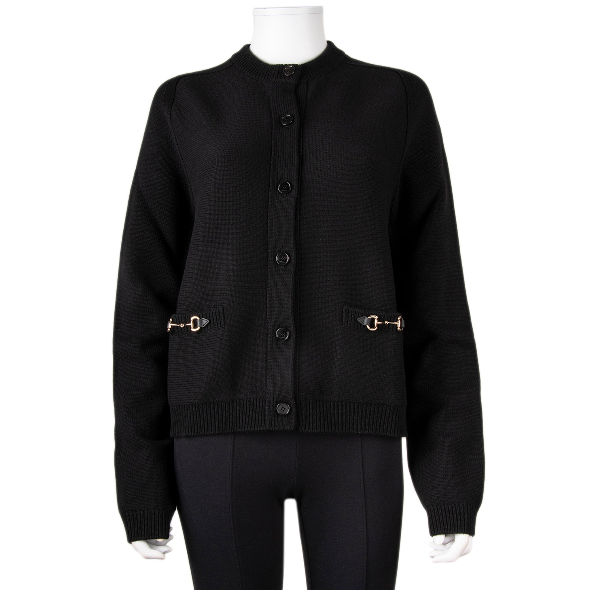 Gucci Wool Cashmere Cardigan with Horsebit