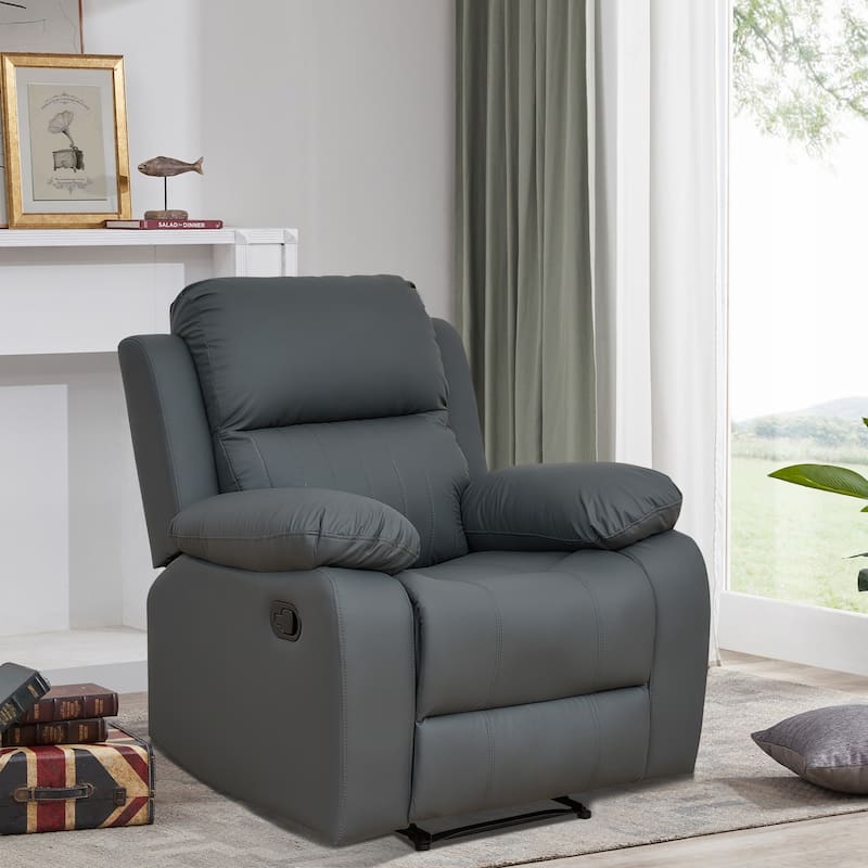 Faux Leather Recliner