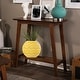 Clara Black Modern End Table with 3-Tiered Glass Shelves
