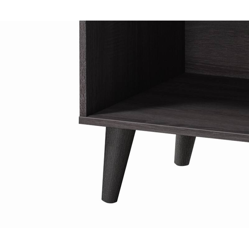 Amidon TV Stand for TVs up to 63", with 2 Storage Shelves& 1 Cabinet, Modern Entertainment Centre for TV in Living Room