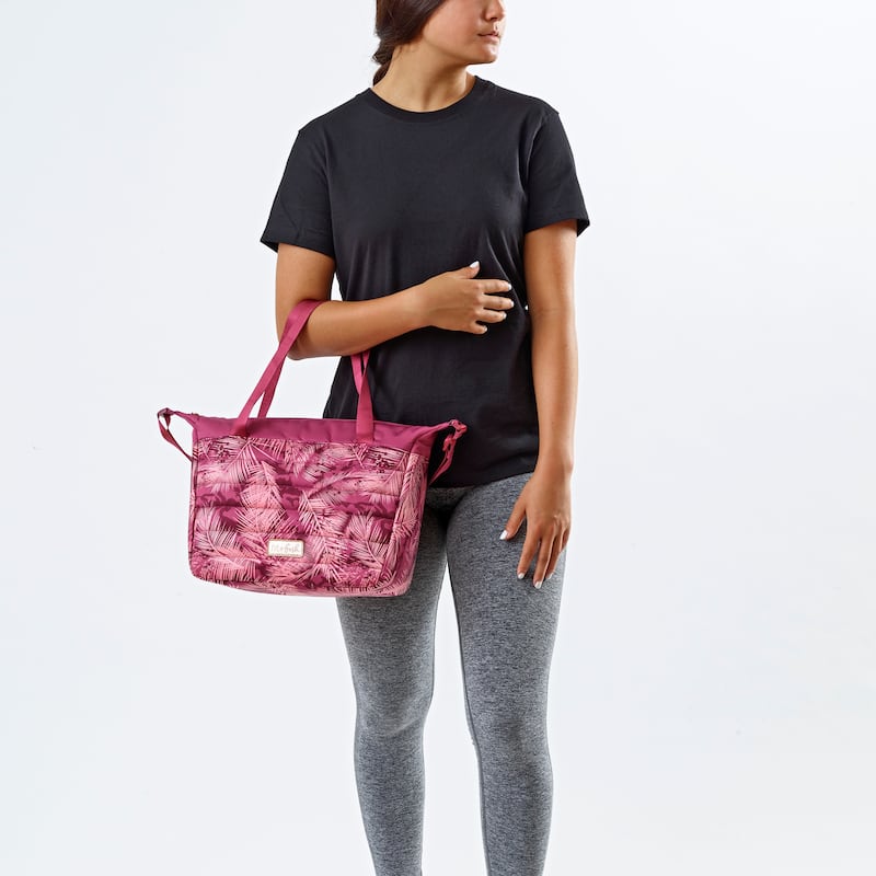 Fit & Fresh Maya Athleisure Lunch Bag Kit Berry Palm Camo