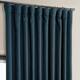 Exclusive Fabrics Faux Linen Extra Wide Room Darkening Curtain Panel