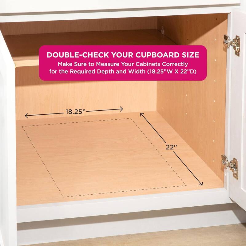 HOLDN’ STORAGE Pull Out Cabinet Organizers – Anti-Rust Chrome Pull Out Drawers for Kitchen Cabinets