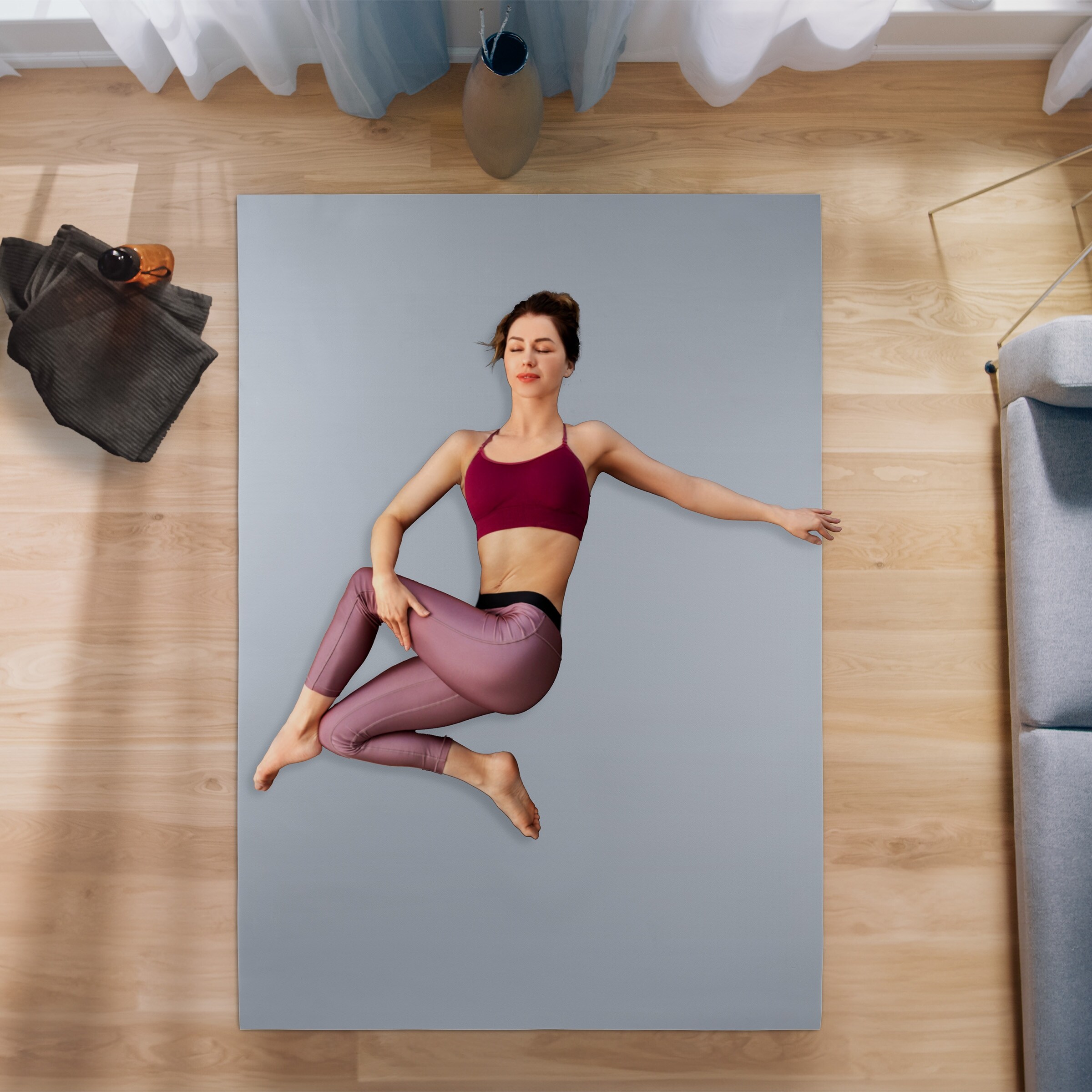 4 feet wide yoga mat clearance