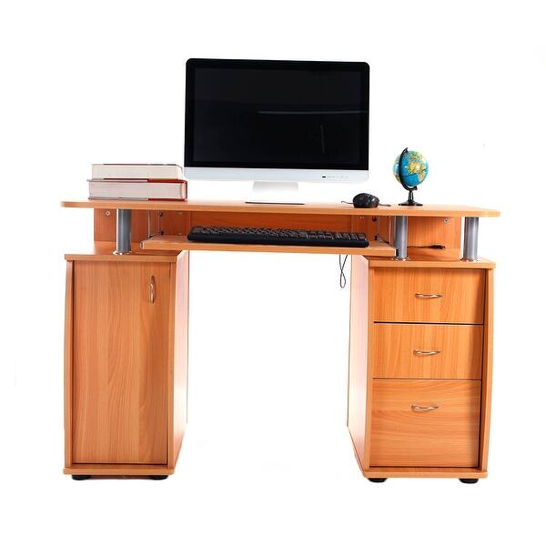 PENGJIE End Table Computer Compact Laptop PC Workstation Home Office Desk Study Writing Desk with Storage Drawer and Pull-Out Keyboard Tray Coffee Table PENGJIE End Table Computer Compact Laptop PC Workstation Home Office Desk Study Writing Desk with Storage Drawer and Pull-Out Keyboard Tray Coffee Table