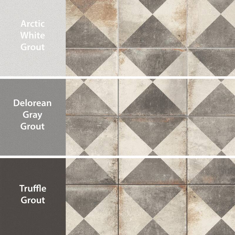 Merola Tile D'Anticatto Decor Triangoli 8-3/4" x 8-3/4" Porcelain Floor and Wall Tile