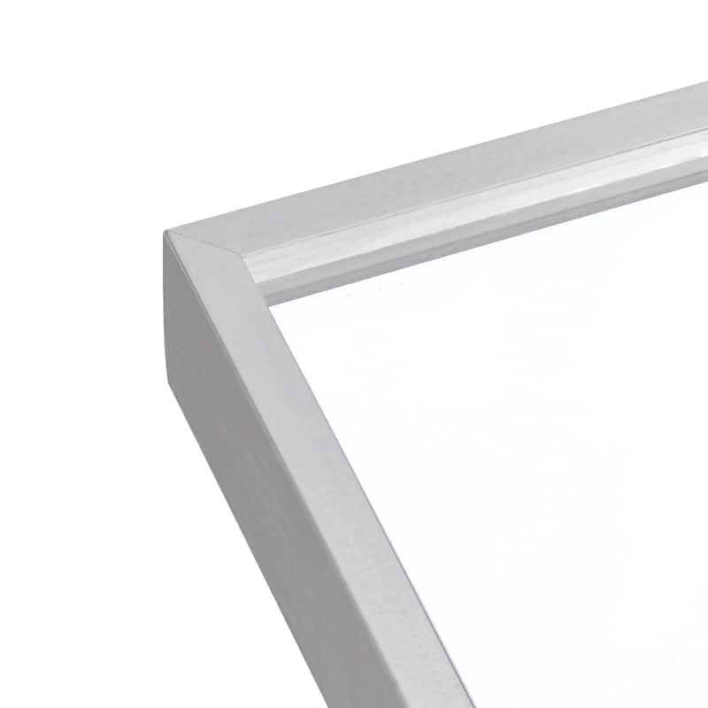Arched-Top Metal Frame Wall Mirror Bathroom Mirror-36"H×24"W